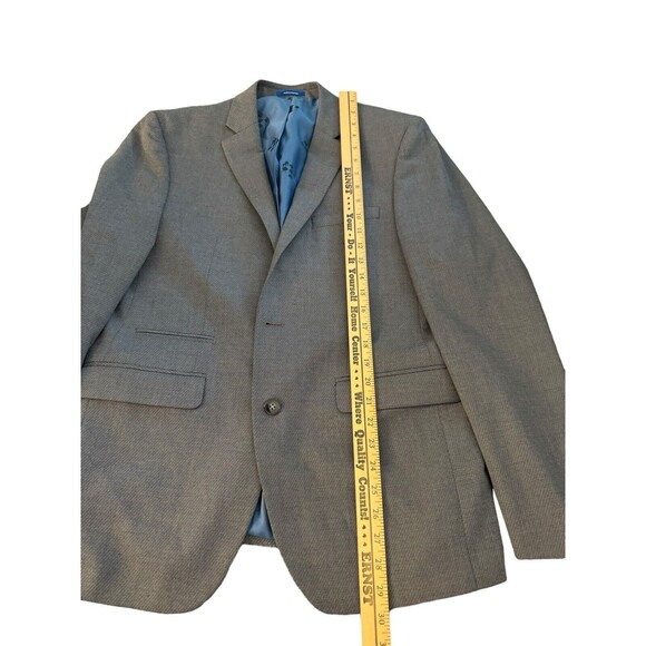 Vince Camuto Men’s‎ Size 38R Stretch Suit Jacket Blazer Gray Grey - Picture 4 of 11